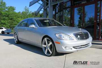 Mercedes S-Class with 22in TSW Panorama Wheels
