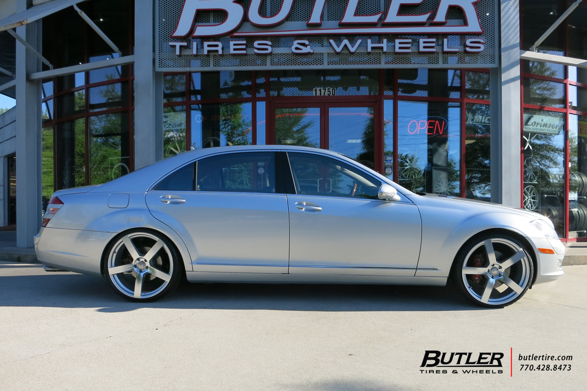 Mercedes S-Class with 22in TSW Panorama Wheels