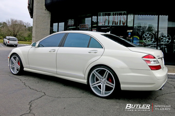 Mercedes S-Class with 22in Verde Parallax Wheels