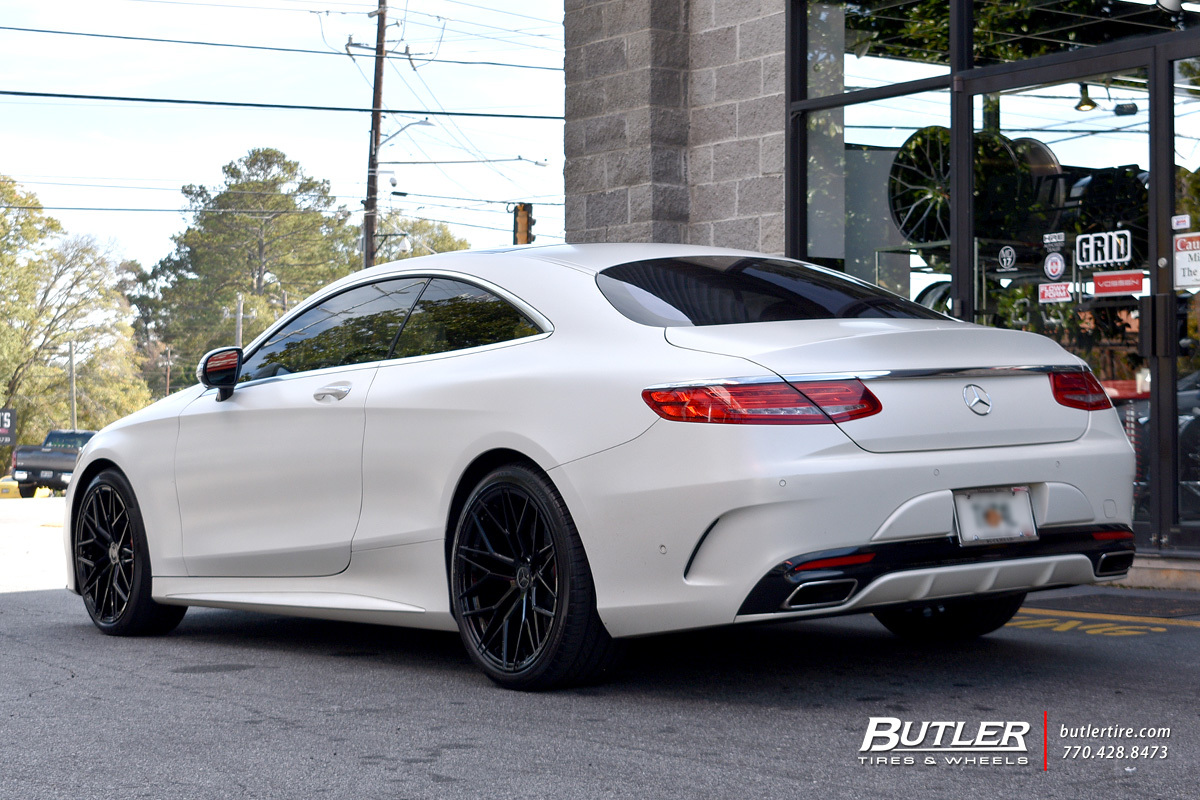 Mercedes S-Class Coupe with 20in Avant Garde M520R Wheels