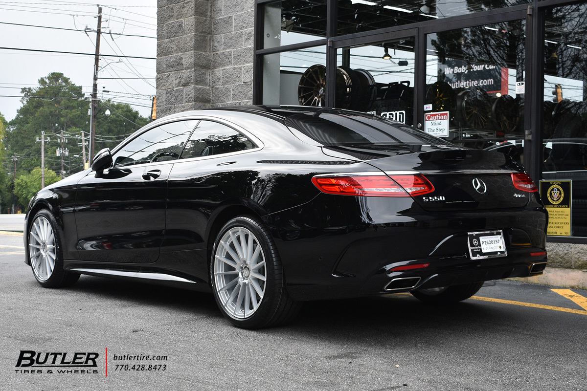 Mercedes S-Class Coupe with 20in Mandrus Stirling Wheels
