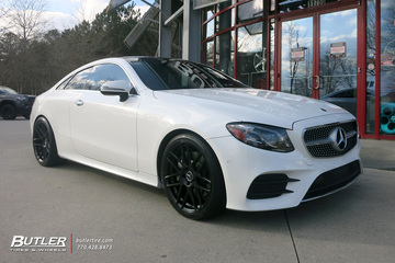 Mercedes S-Class Coupe with 20in TSW Mosport Wheels