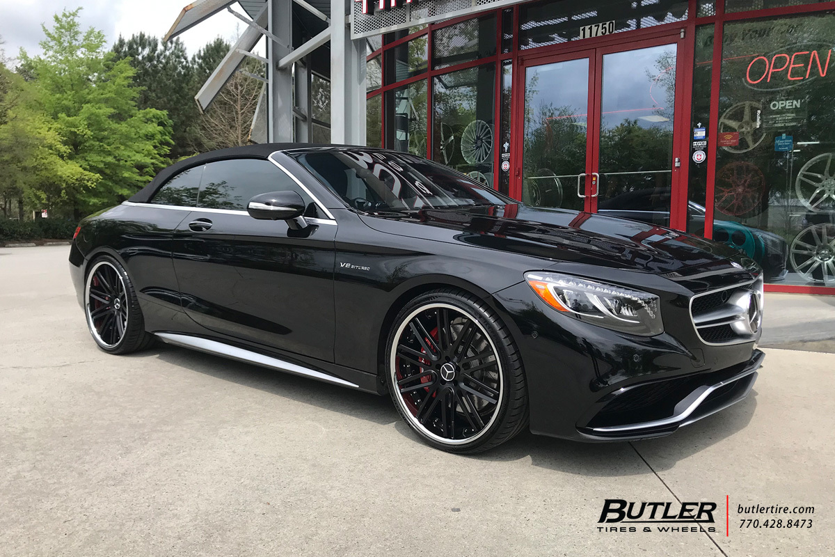 Mercedes S-Class Coupe with 22in AG Luxury AGL12 Wheels