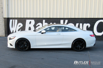 Mercedes S-Class Coupe with 22in Avant Garde M580 Wheels