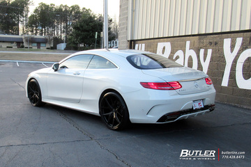 Mercedes S-Class Coupe with 22in Avant Garde M580 Wheels