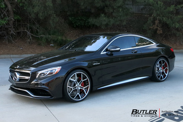 Mercedes S-Class Coupe with 22in Forgiato GTR Wheels