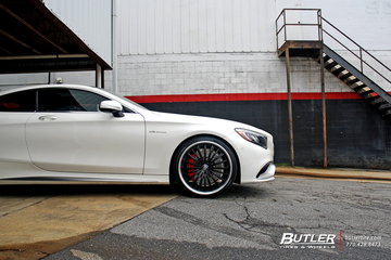Mercedes S-Class Coupe with 22in Lexani LF722 Wheels