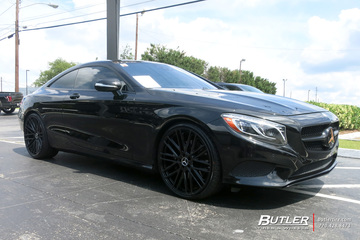 Mercedes S-Class Coupe with 22in Mandrus Masche Wheels