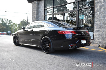 Mercedes S-Class Coupe with 22in Savini BM16 Wheels