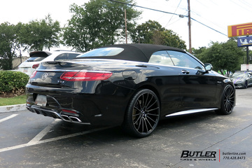 Mercedes S-Class Coupe with 22in Savini BM16 Wheels