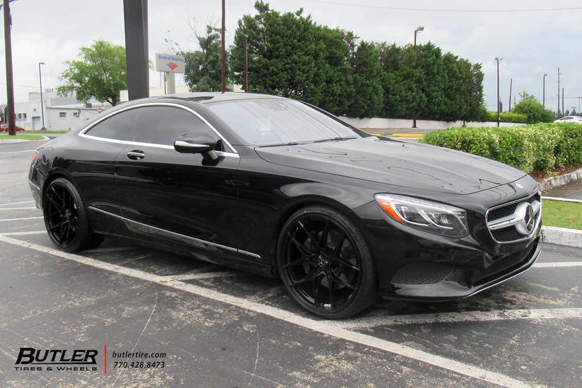 Mercedes S-Class Coupe with 22in Savini SV-F5 Wheels