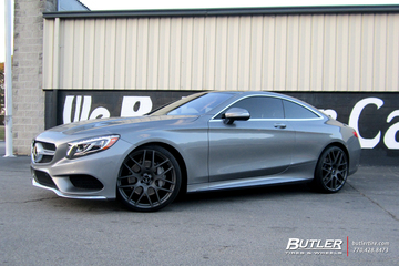 Mercedes S-Class Coupe with 22in TSW Nurburgring Wheels