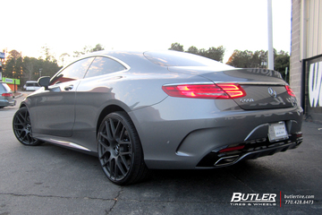 Mercedes S-Class Coupe with 22in TSW Nurburgring Wheels