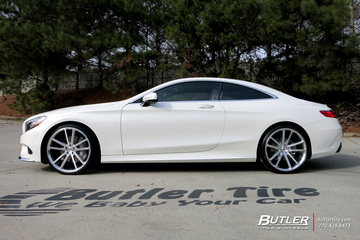 Mercedes S-Class Coupe with 22in Vossen CG-203 Wheels