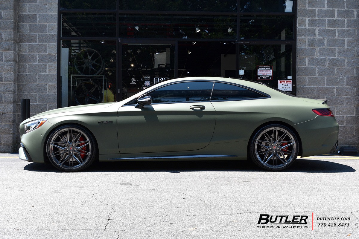 Mercedes S-Class Coupe with 22in Vossen EVO-5R Wheels