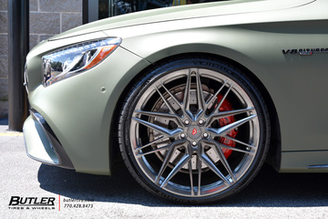Mercedes S-Class Coupe with 22in Vossen EVO-5R Wheels