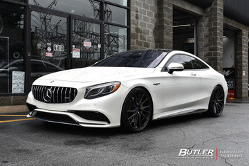 Mercedes S-Class Coupe with 22in Vossen HF-4T Wheels