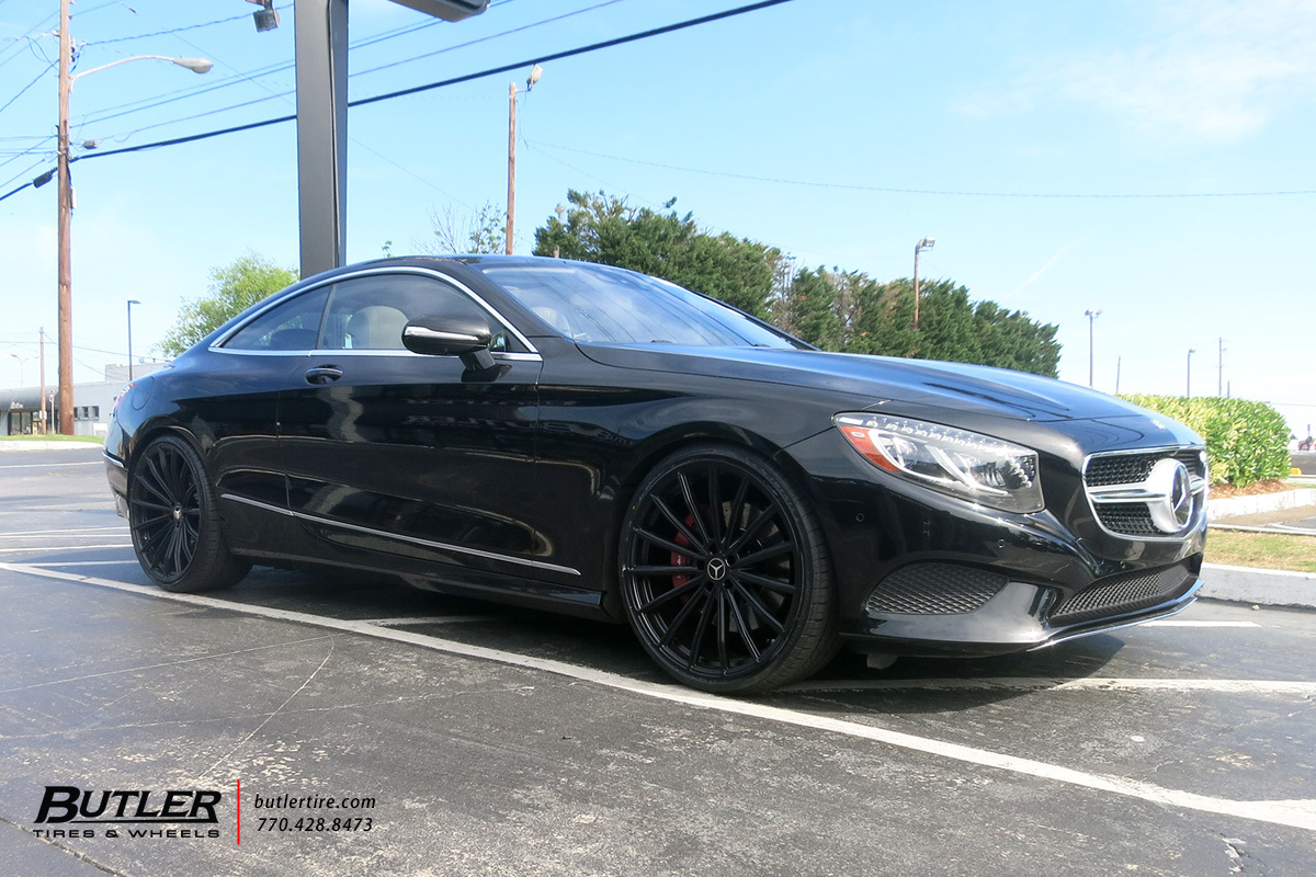 Mercedes S-Class Coupe with 22in XO London Wheels