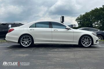 Mercedes S550 with 20in MV Forged MVF5 Wheels
