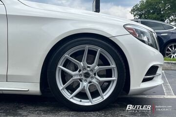 Mercedes S550 with 20in MV Forged MVF5 Wheels