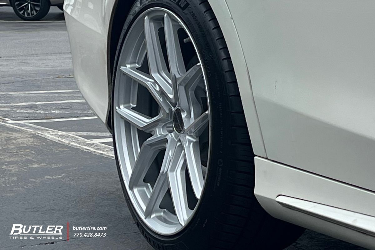 Mercedes S550 with 20in MV Forged MVF5 Wheels