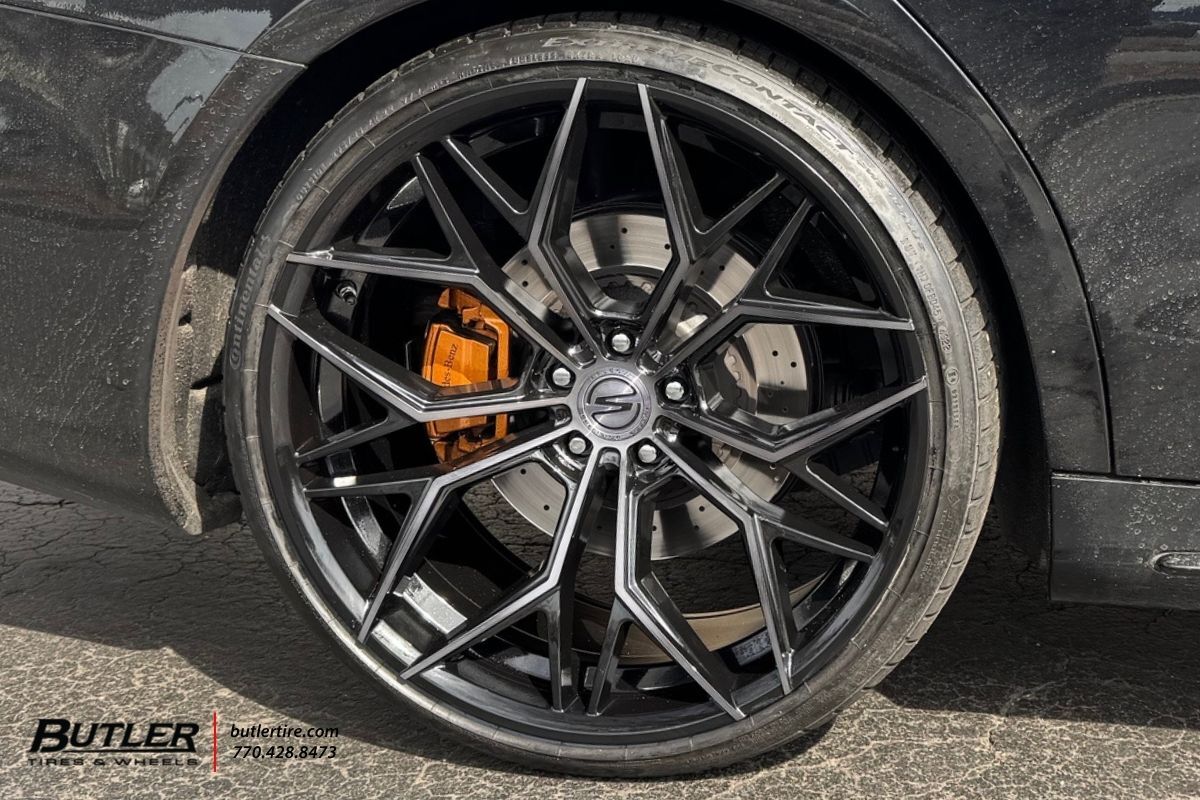 Mercedes S580 with 22in Select Precision Alloys Syndicate Wheels