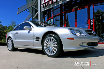 Mercedes SL-Class with 18in Mandrus Rotec Wheels