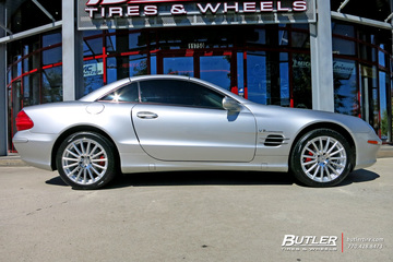 Mercedes SL-Class with 18in Mandrus Rotec Wheels