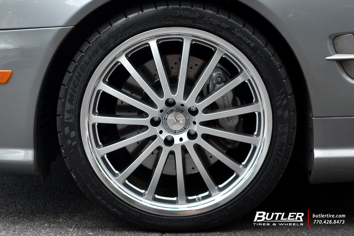 Mercedes SL-Class with 19in Mandrus Millennium Wheels