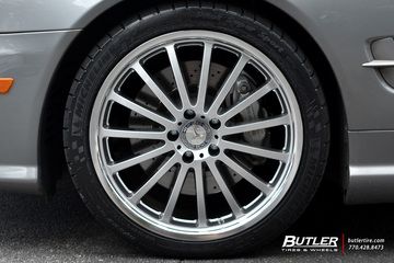 Mercedes SL-Class with 19in Mandrus Millennium Wheels