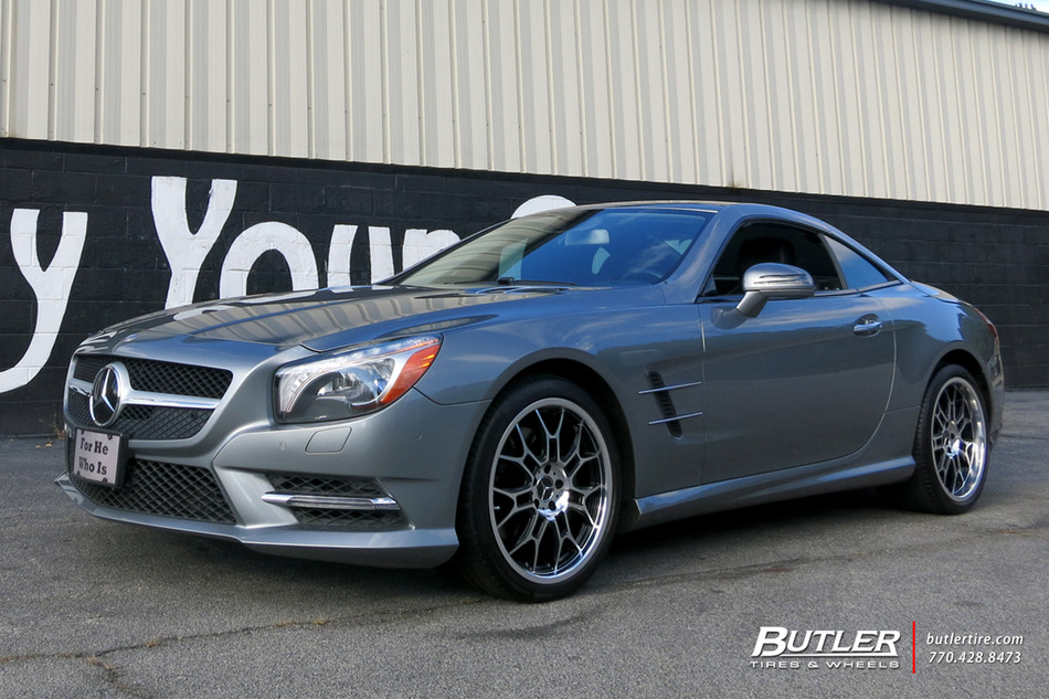 Mercedes SL-Class with 19in TSW Yas Wheels exclusively from Butler ...