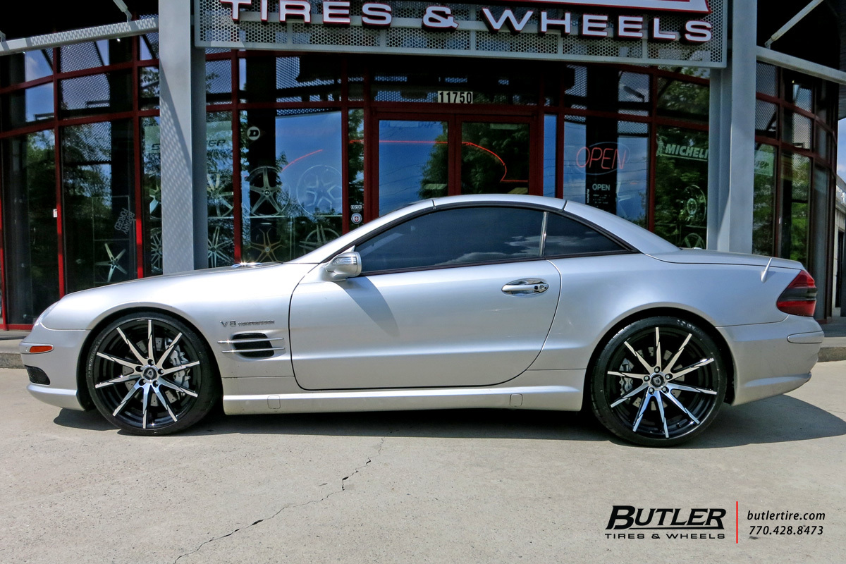 Mercedes SL-Class with 20in Lexani CSS15 Wheels