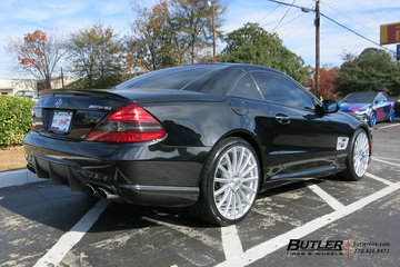 Mercedes SL-Class with 20in Mandrus Rotec Wheels