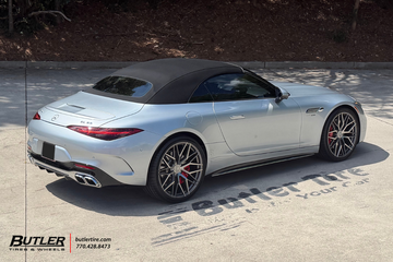 Mercedes SL55 with 22in Avant Garde Wheels