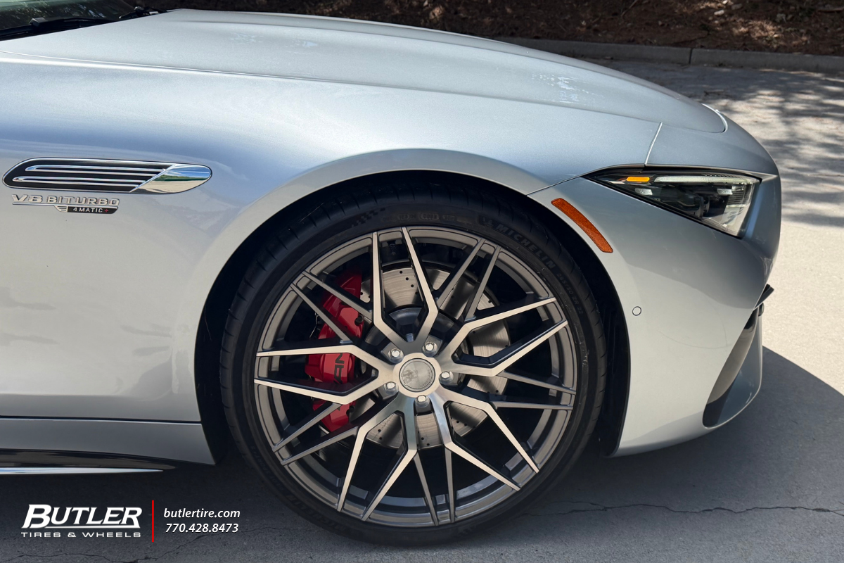 Mercedes SL55 with 22in Avant Garde Wheels