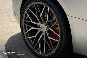 Mercedes SL55 with 22in Avant Garde Wheels