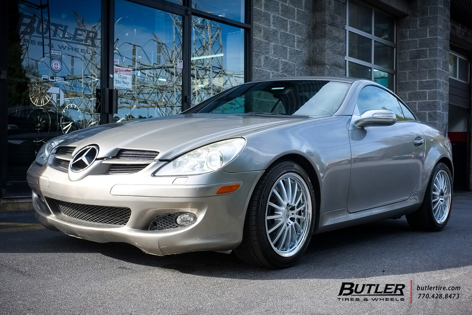 Mercedes SLK with 17in Mandrus Millennium Wheels exclusively from ...
