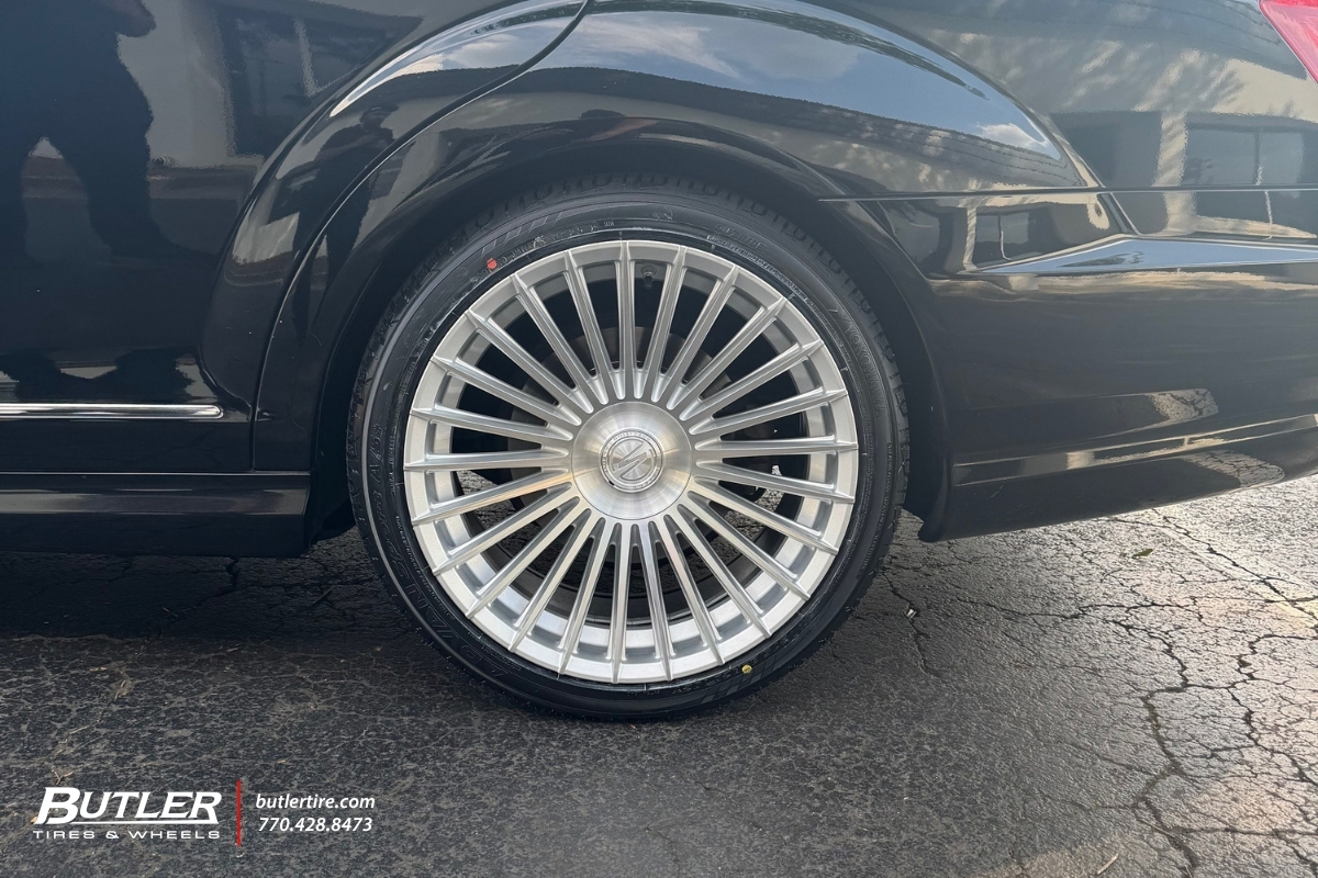 2012 Mercedes S550 with 20” Select Precision Bristol wheels and Yokohama tires
