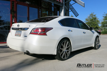 Nissan Altima with 20in TSW Rouge Wheels