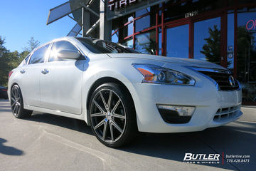 Nissan Altima with 20in TSW Rouge Wheels