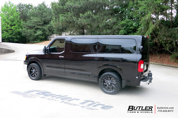 Nissan NV3500 HD with 20in Fuel Maverick Wheels
