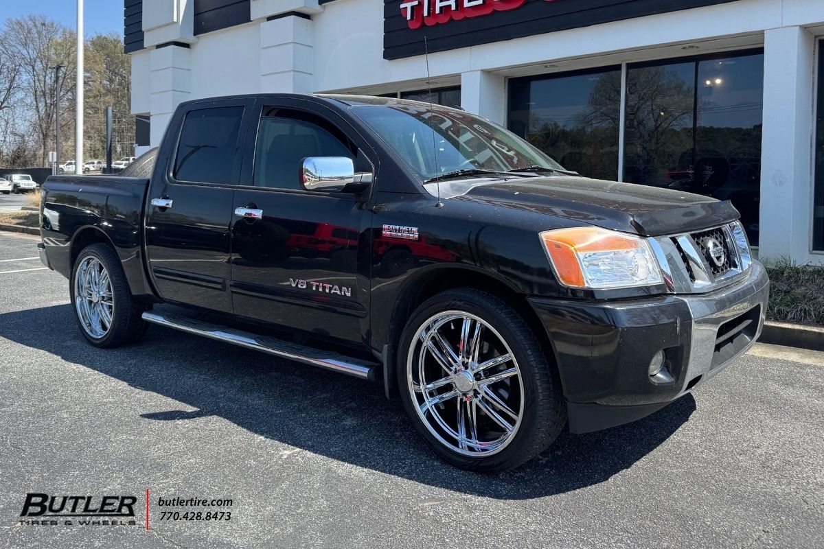 Nissan Titan with 24in Resto Maverick Wheels