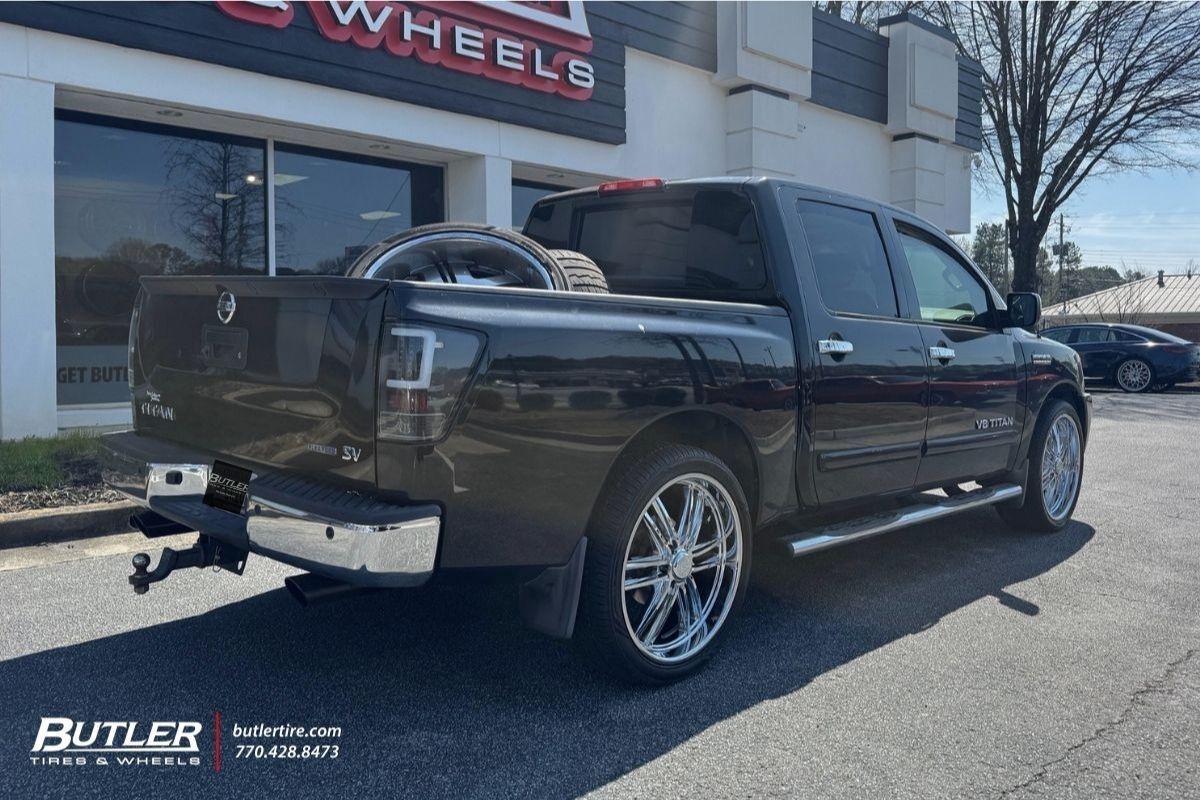 Nissan Titan with 24in Resto Maverick Wheels