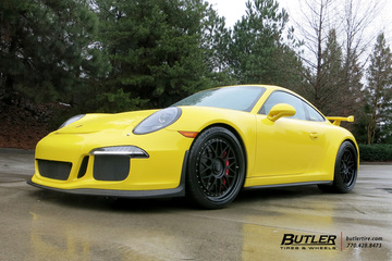 Porsche 911 GT3 with 20in HRE Classic 300 Wheels