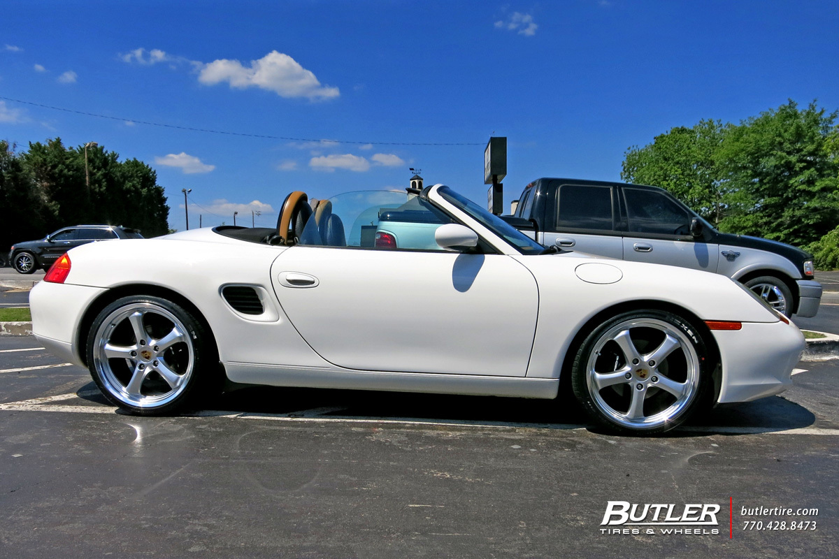 Porsche Boxster with 19in Victor Turismo Wheels