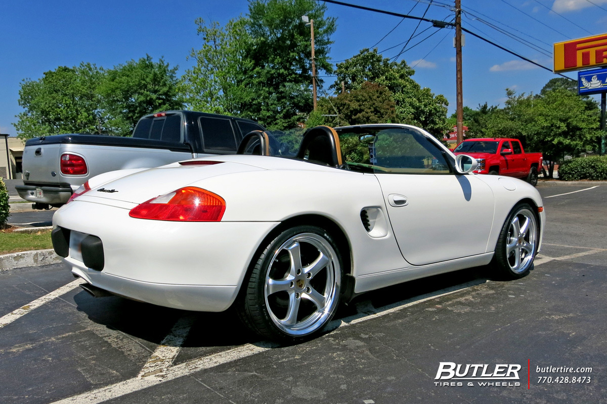 Porsche Boxster with 19in Victor Turismo Wheels