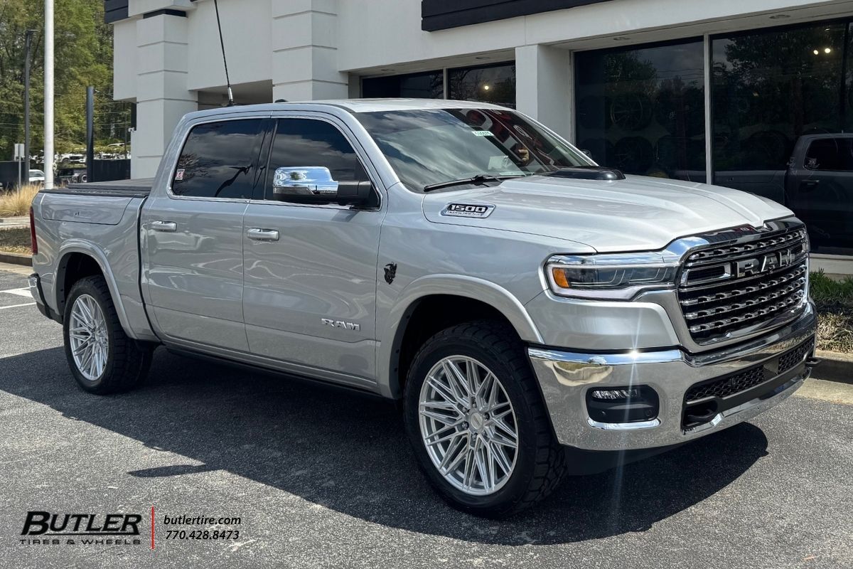 Ram 1500 with 22in Vossen HF7 Wheels