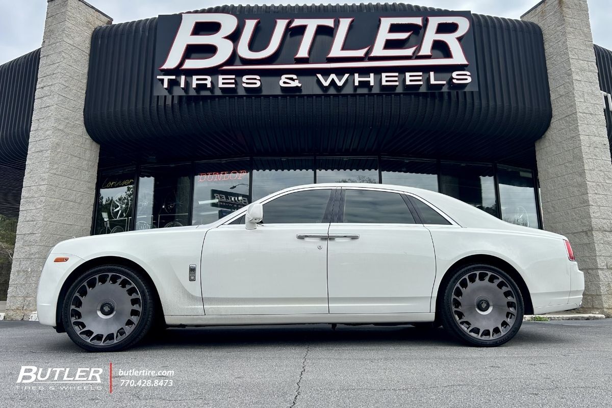 Rolls Royce Ghost with 22in Asanti Aristocrat Wheels