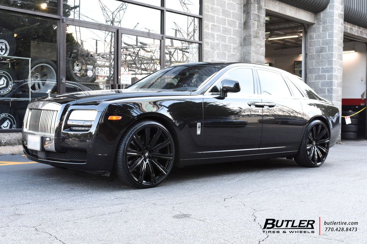 Rolls Royce Ghost with 24in Avant Garde AGLVanguard Wheels exclusively  from Butler Tires and Wheels in Atlanta GA  Image Number 11188