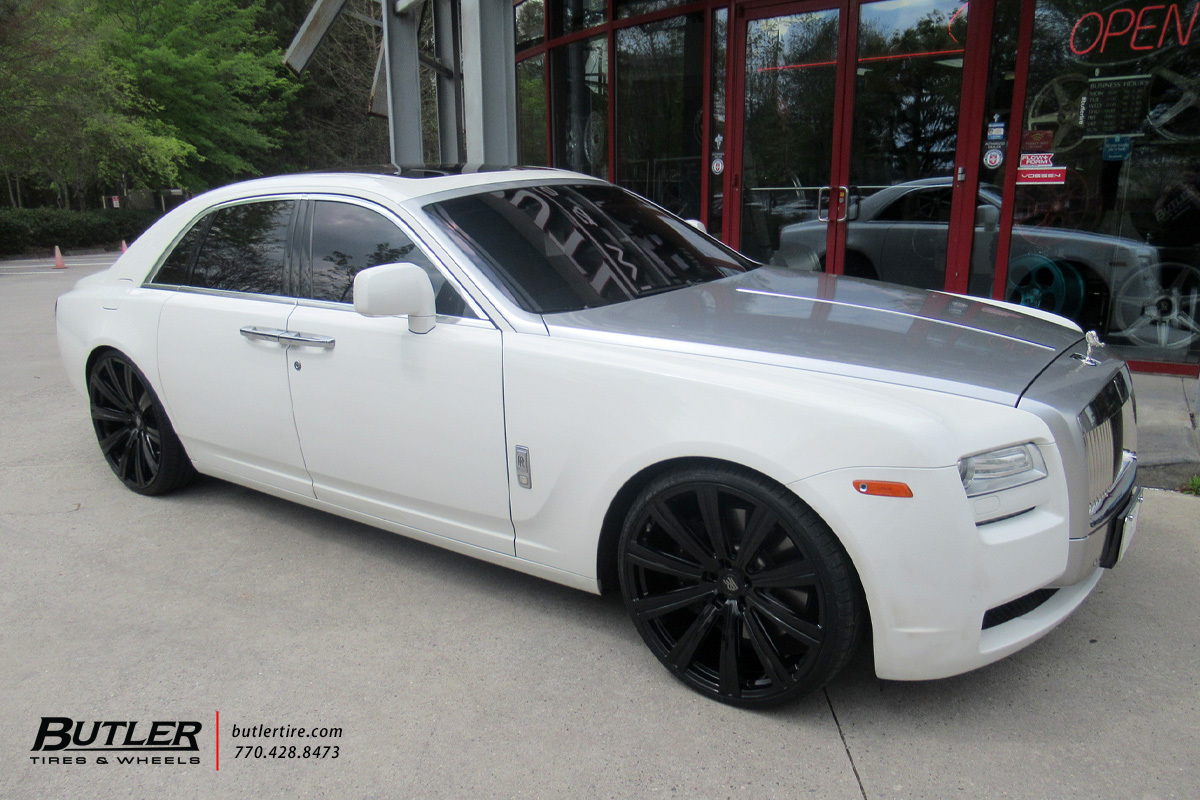 Rolls Royce Ghost with 24in Avant Garde AGL-Vanguard Wheels
